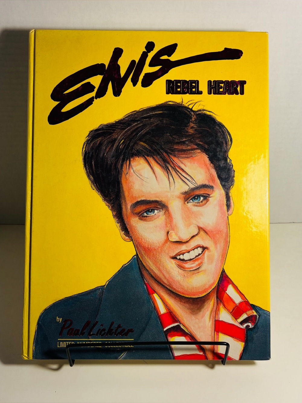 Rare Autographed Elvis Rebel Heart by Paul Lichter Limited Edition Book